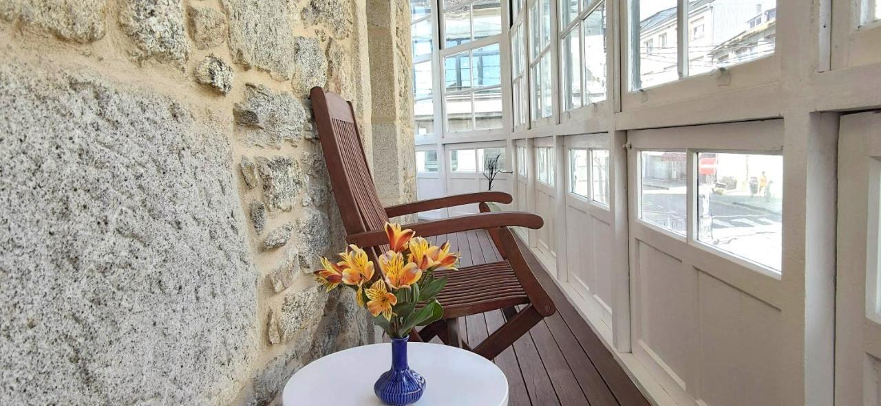 Apartament Piso Centrico Amplio, Luminoso, En Casa De Piedra Guitiriz Zewnętrze zdjęcie